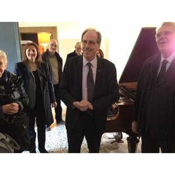 Gianni Torrenti (Assessore regionale Cultura e Sport) visita la Scuola di Musica Salvador Gandino presso la Barchessa Villa Correr Dolfin - Porcia 28/02/2015