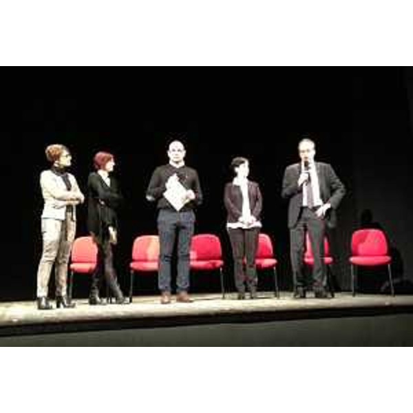 Gianni Torrenti (Assessore regionale Cultura e Sport) alle premiazioni della Giorata dello Sport - Gradisca d'Isonzo 28/02/2015