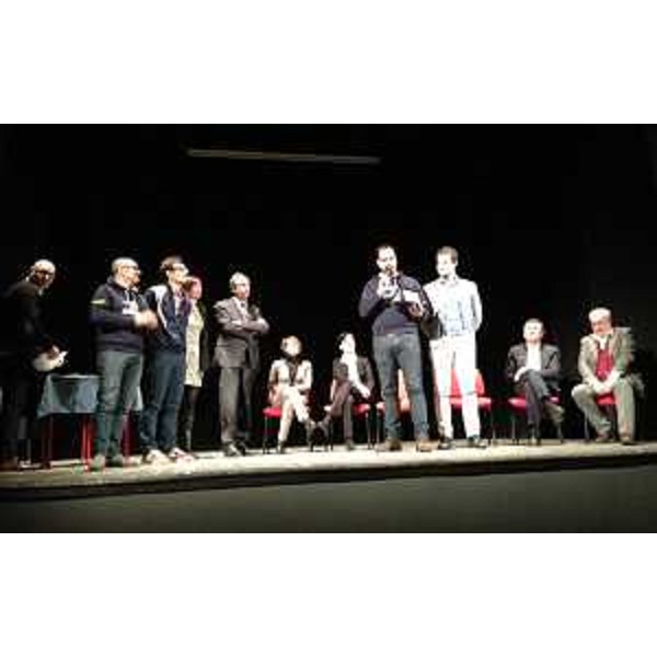 Gianni Torrenti (Assessore regionale Cultura e Sport) alle premiazioni della Giorata dello Sport - Gradisca d'Isonzo 28/02/2015