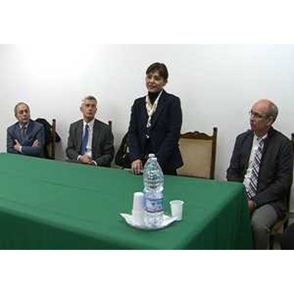 Paolo Bordon [Direttore generale Azienda Assistenza Sanitaria (AAS) n. 5 "Friuli Occidentale"] e Debora Serracchiani (Presidente Regione Friuli Venezia Giulia) nella sede dell'Ospedale - San Vito al Tagliamento 02/03/2015
