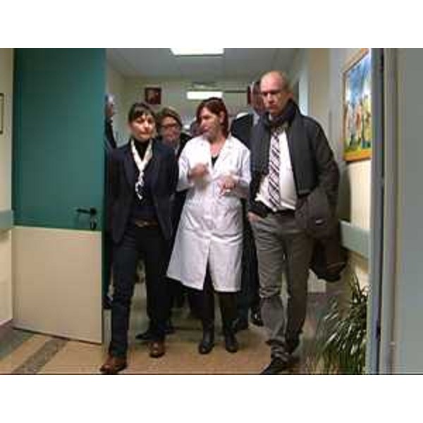 Debora Serracchiani (Presidente Regione Friuli Venezia Giulia) e Maria Sandra Telesca (Assessore regionale Salute) visitano l'Hospice - San Vito al Tagliamento 02/03/2015