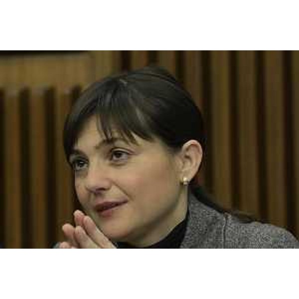 Debora Serracchiani (Presidente Regione Friuli Venezia Giulia) durante i lavori d'Aula in Consiglio regionale - Trieste 04/03/2015