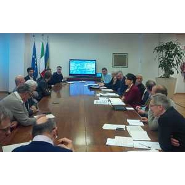 Mariagrazia Santoro (Assessore regionale Infrastrutture e Mobilità) alla riunione sulla Ciclovia Alpe Adria Radweg (CAAR) - Udine 05/03/2015