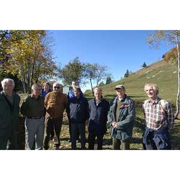 Riccardo Illy (Presidente Regione Friuli Venezia Giulia) e Tarcisio Donato (Sindaco Drenchia) alla rievocazione storica in costume intitolata "Sentieri di pace sui passi di Rommel", promossa dalla Pro loco Nediske Doline - Valli del Natisone, sul passo Solarie a cavallo tra Italia e Slovenia. (Drenchia 07/10/07)