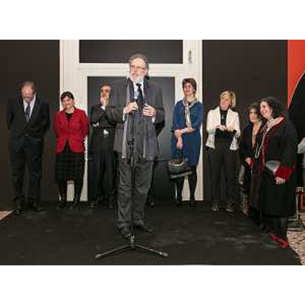 Piero Colussi (Sovrintendente Villa Manin) all'inaugurazione della mostra "Avanguardia Russa. 1910 - 1930" - Villa Manin di Passariano 06/03/2015