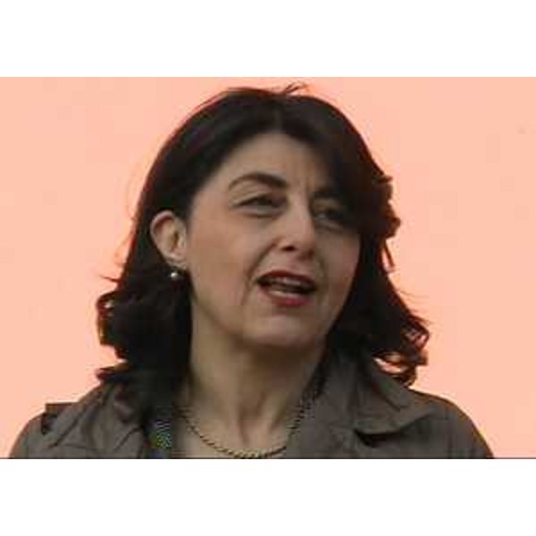 Mariagrazia Santoro (Assessore regionale Lavori pubblici) alla consegna di 10 alloggi dell'Azienda Territoriale per l'Edilizia Residenziale (ATER) in via Brugnera - Pordenone 12/03/2015