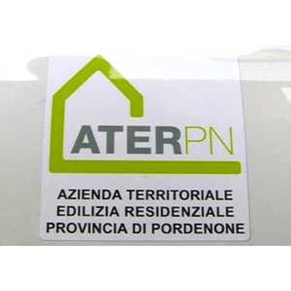 Targa dell'Azienda Territoriale per l'Edilizia Residenziale (ATER) - Pordenone 12/03/2015