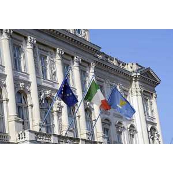 Palazzo della Regione Friuli Venezia Giulia, sede della Presidenza, in Piazza Unità d'Italia a Trieste - Foto scattata il 13 marzo 2015
