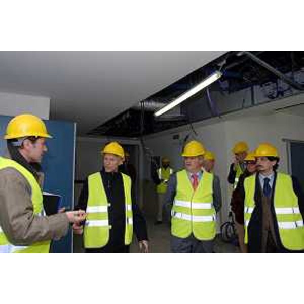 Riccardo illy (Presidente Regione Friuli Venezia Giulia) visita il nuovo ospedale di Udine. (Udine 04/04/06)