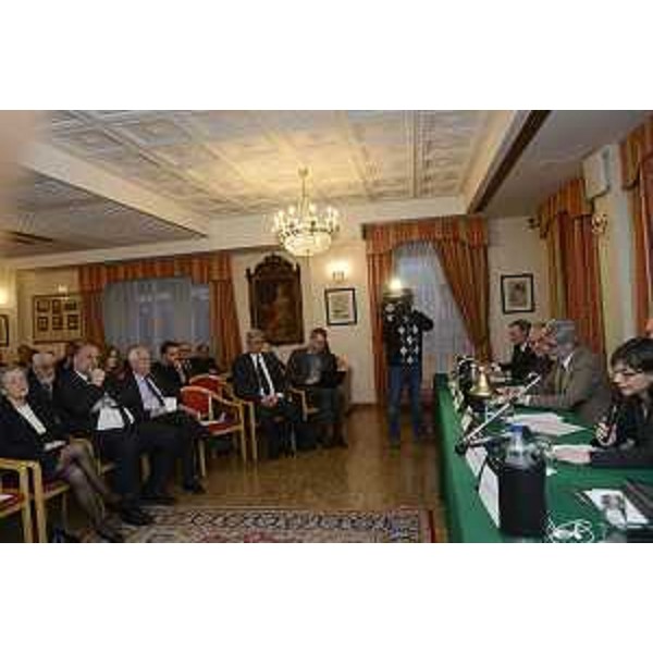 Debora Serracchiani (Presidente Regione Friuli Venezia Giulia) alla tavola rotonda, promossa dal Propeller Club Port of Trieste, sul rigassificatore - Trieste 18/03/2015