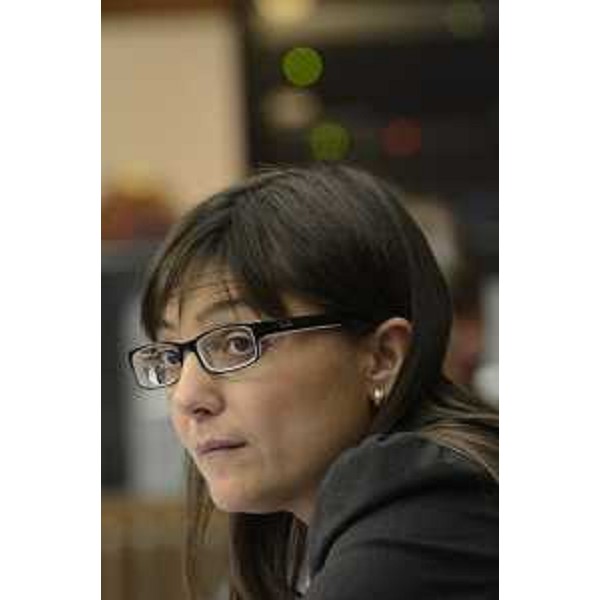Debora Serracchiani (Presidente Regione Friuli Venezia Giulia) durante i lavori d'Aula in Consiglio regionale - Trieste 18/03/2015