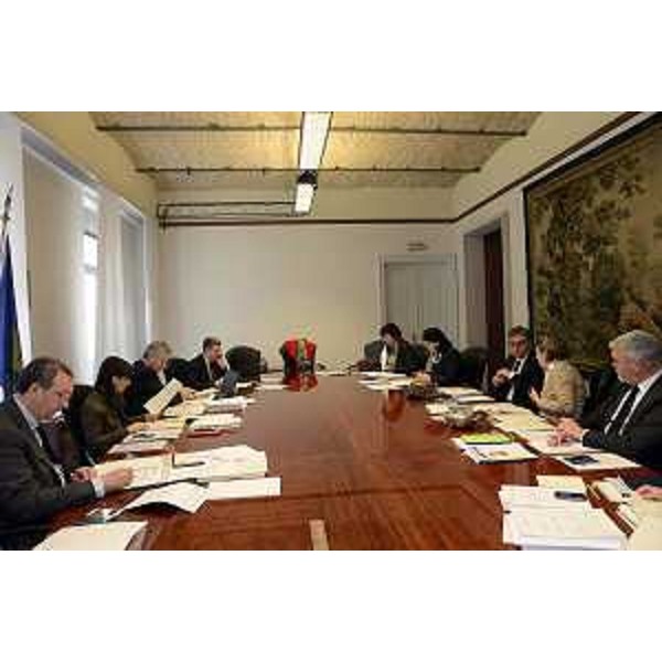 Riunione della Giunta regionale presieduta da Debora Serracchiani (Presidente Regione Friuli Venezia Giulia) - Trieste 20/03/2015