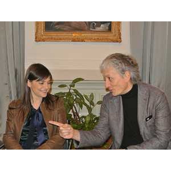 Debora Serracchiani (Presidente Regione Friuli Venezia Giulia) con il digital champion nazionale Riccardo Luna - Trieste 20/03/2015