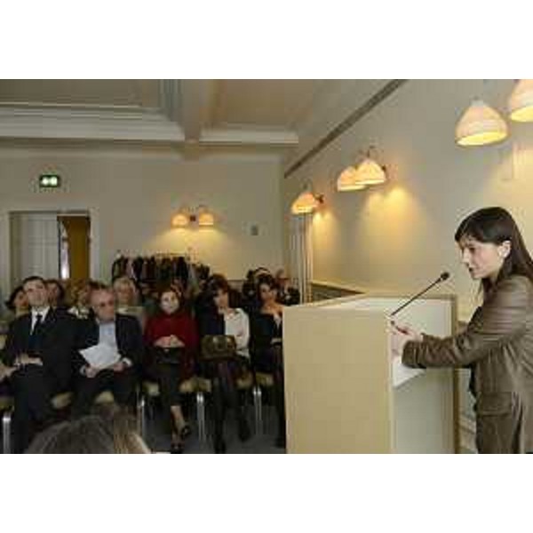 Debora Serracchiani (Presidente Regione Friuli Venezia Giulia) interviene alla tavola rotonda "Donna è lavoro: professionalità a confronto", organizzata dall'Associazione Studi Legali Associati (sezione ASLAWomen) allo Starhotels Savoia Excelsior Palace - Trieste 20/03/2015
