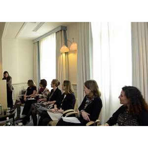 Debora Serracchiani (Presidente Regione Friuli Venezia Giulia) interviene alla tavola rotonda "Donna è lavoro: professionalità a confronto", organizzata dall'Associazione Studi Legali Associati (sezione ASLAWomen) allo Starhotels Savoia Excelsior Palace - Trieste 20/03/2015