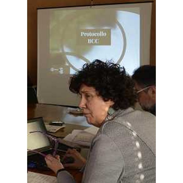 Loredana Panariti (Assessore regionale Lavoro e Formazione) presenta il Piano del Lavoro 2015 alle organizzazioni sindacali della provincia di Pordenone, nella sede della Regione FVG - Pordenone 23/03/2015