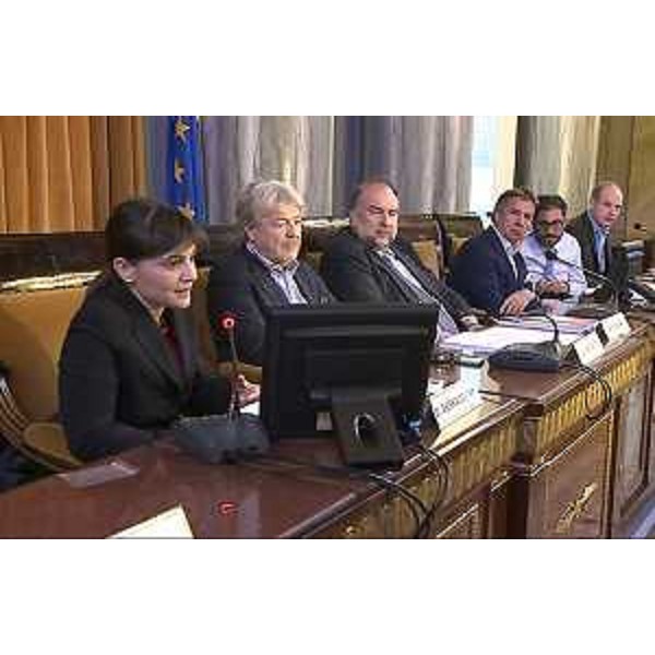 Debora Serracchiani (Presidente Regione Friuli Venezia Giulia), Antonio Paoletti (Presidente CCIAA Trieste) e Roberto Cosolini (Sindaco Trieste) alla presentazione del "The World Superyachts Awards Judges Meeting", nella sede della CCIAA - Trieste 27/03/2015