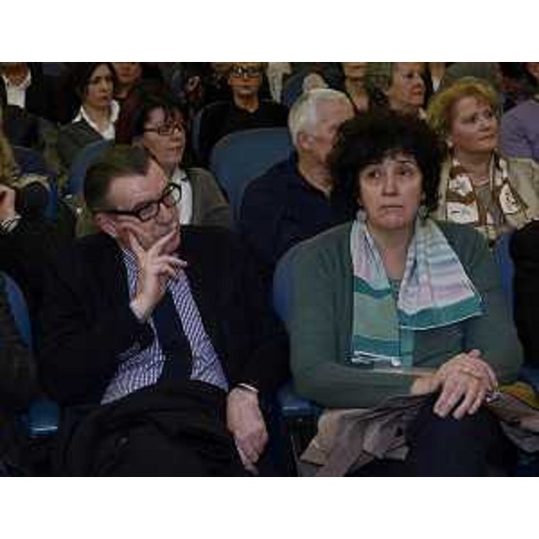 Renzo Liva (Presidente I Commissione consiliare) e Loredana Panariti (Assessore regionale Lavoro, Formazione, Istruzione, Pari Opportunità, Politiche giovanili e Ricerca) alla tavola rotonda "JOBS ACT e contrattazione" organizzata dalla CISL di Pordenone - Pordenone 27/03/2015