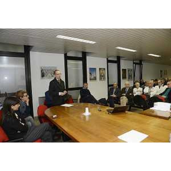 Debora Serracchiani (Presidente Regione Friuli Venezia Giulia), Maria Sandra Telesca (Assessore regionale Salute) e Pier Paolo Benetollo (Direttore generale AAS n. 3 "Alto Friuli-Collinare-Medio Friuli") all'Ospedale - San Daniele del Friuli 31/03/2015