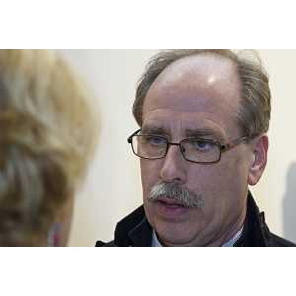 Gianni Torrenti (Assessore regionale Cultura) all'inaugurazione della mostra "Cento Novecento. Un secolo d'arte in cento opere della collezione Fondazione CRTrieste", al Magazzino delle Idee - Trieste 31/03/2015 (Foto Sergio Paoletti Provincia Trieste)