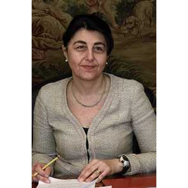 Mariagrazia Santoro (Assessore regionale Infrastrutture, Mobilità, Pianificazione territoriale, Lavori pubblici, Edilizia) durante la riunione della Giunta del FVG - Trieste 02/04/2015