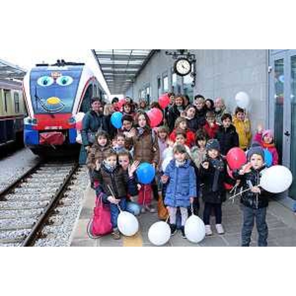 Il treno Cesarino in un appuntamento del 2013 a Cividale del Friuli