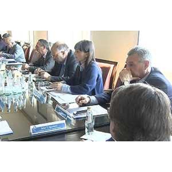 Roberto Cosolini (Sindaco Trieste) e Debora Serracchiani (Presidente Regione Friuli Venezia Giulia) alla riunione del Comitato dell'Autorità Portuale - Trieste 10/04/2015