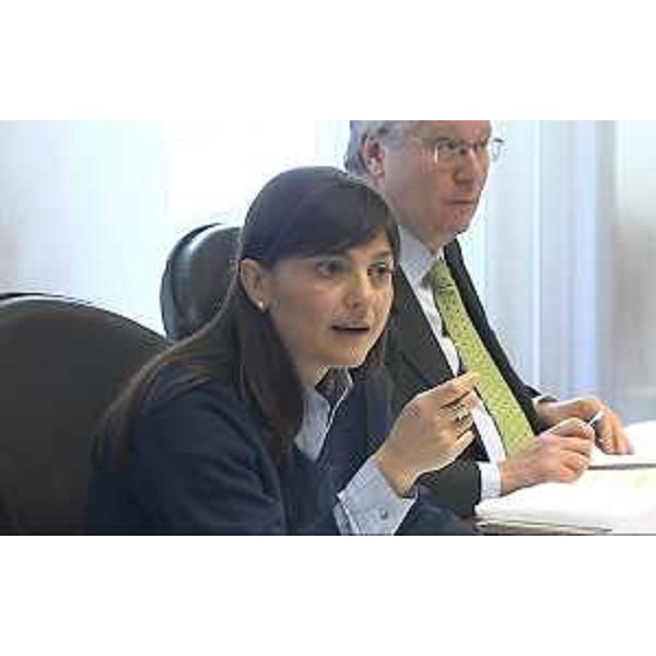 Debora Serracchiani (Presidente Regione Friuli Venezia Giulia) presiede la riunione della Giunta regionale del FVG - Trieste 10/04/2015