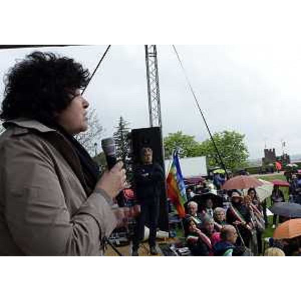 Loredana Panariti (Assessore regionale Lavoro, Formazione, Istruzione, Pari Opportunità, Politiche giovanili, Ricerca e Università) al Meeting nazionale delle scuole nelle trincee della Grande Guerra, parte integrante del Programma nazionale di Educazione alla Cittadinanza democratica "Dalla Grande Guerra alla Grande Pace" (Anno scolastico 2014-2015) - Udine 17/04/2015