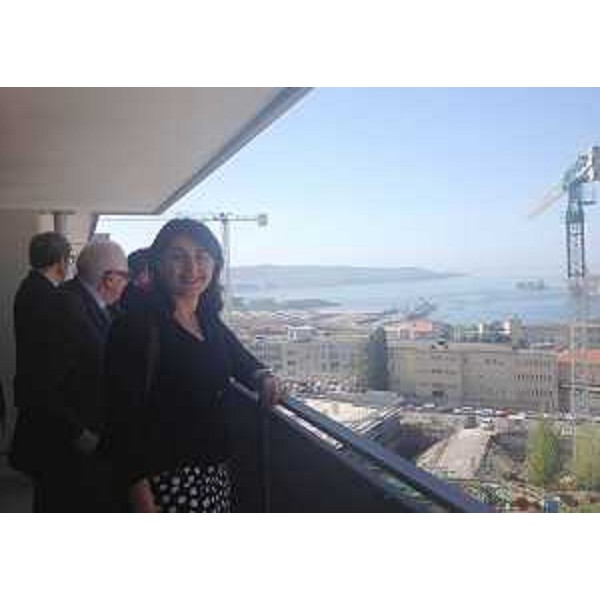 Mariagrazia Santoro (Assessore regionale Lavori pubblici) all'inaugurazione dei 53 nuovi alloggi dell'Azienda Territoriale per l'Edilizia Residenziale (ATER) in via Costalunga - Trieste 21/04/2015