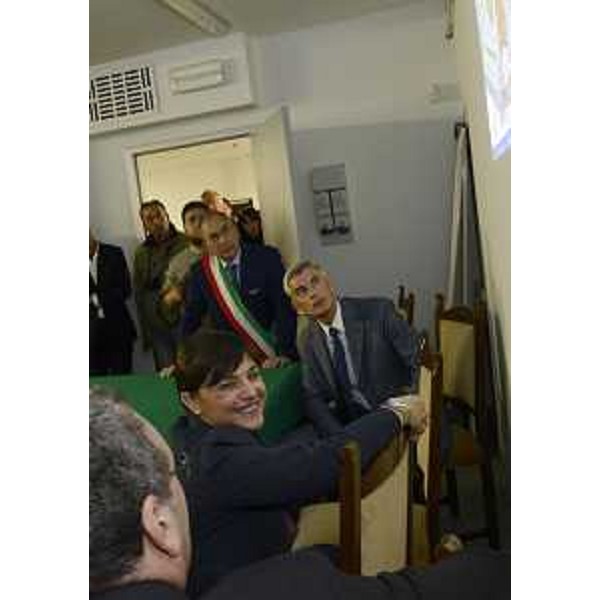 Debora Serracchiani (Presidente Regione Friuli Venezia Giulia) all'inaugurazione dei lavori all'ala sud dell'Ospedale - San Vito al Tagliamento 21/04/2015