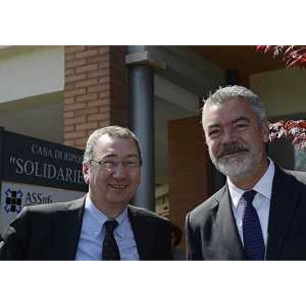 Sergio Bolzonello (Vicepresidente Regione FVG e assessore Attività produttive) e Paolo Panontin (Assessore regionale Funzione pubblica) - Azzano Decimo 21/04/2015