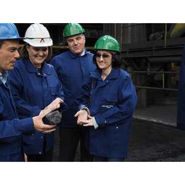 Sopralluogo degli assessori all'Ambiente Sara Vito (Regione FVG), Vittorio Zollia (Provincia Trieste), Umberto Laureni (Comune Trieste) e di Luca Marchesi (Direttore generale ARPA), accompagnati da responsabili di Siderurgica Triestina, allo stabilimento della Ferriera di Servola - Trieste 24/04/2015