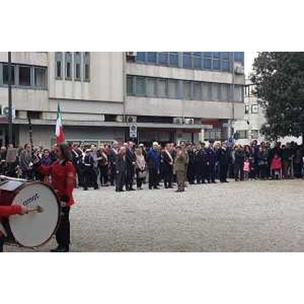 Celebrazioni del LXX anniversario della Liberazione in piazzale Enea Ellero dei Mille - Pordenone 25/04/2015
