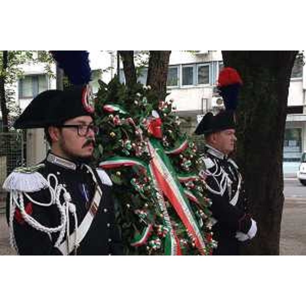 Celebrazioni del LXX anniversario della Liberazione in piazzale Enea Ellero dei Mille - Pordenone 25/04/2015