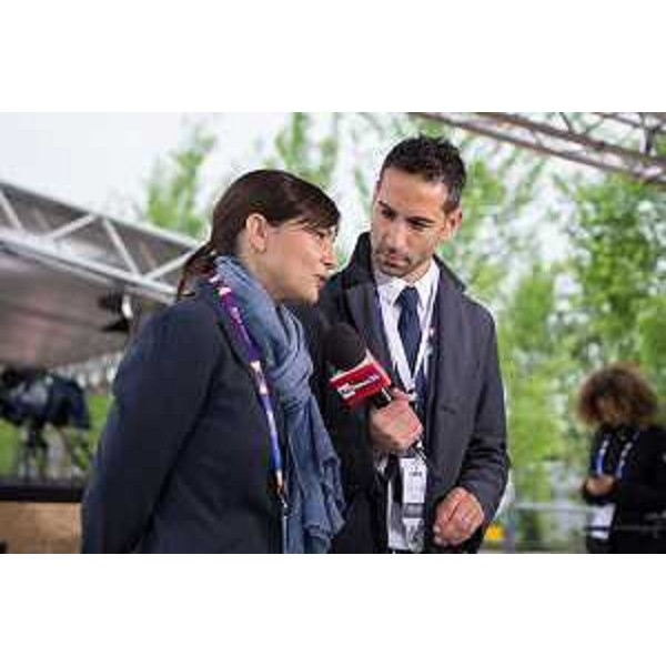 Debora Serracchiani (Presidente Regione Friuli Venezia Giulia) all'inaugurazione di EXPO - Milano 01/05/2015