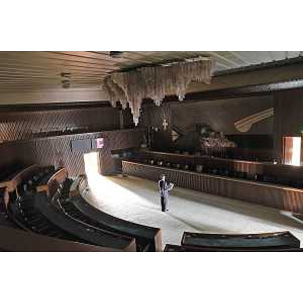 L'Aula del Consiglio regionale del Friuli Venezia Giulia illuminata da luce naturale - Trieste 06/05/2015