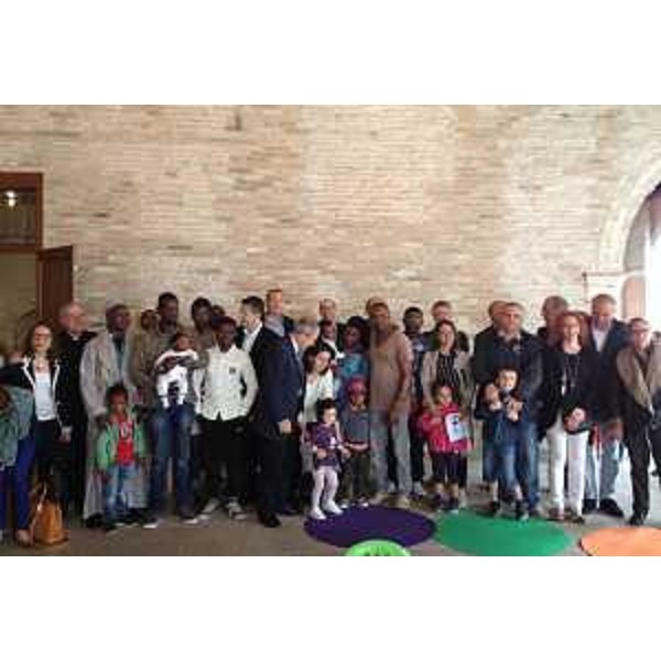 Sergio Bolzonello (Vicepresidente Regione FVG) alla cerimonia "Essere Cittadini del Mondo. San Vito anch'io" - San Vito al Tagliamento 10/05/2015