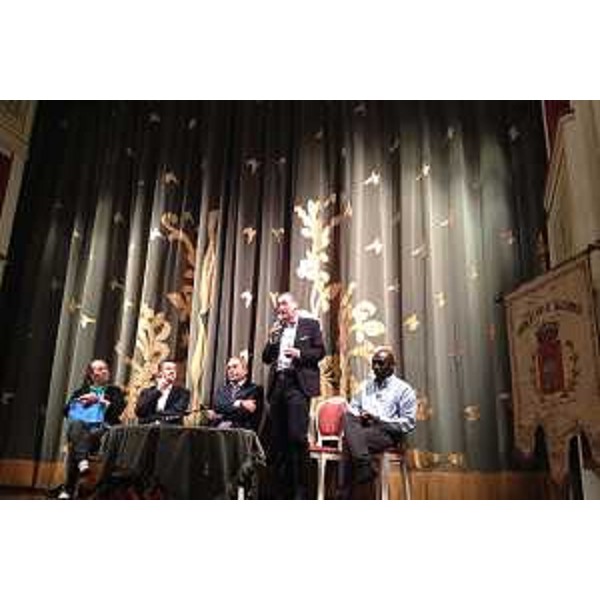 Sergio Bolzonello (Vicepresidente Regione FVG) alla cerimonia "Essere Cittadini del Mondo. San Vito anch'io" - San Vito al Tagliamento 10/05/2015