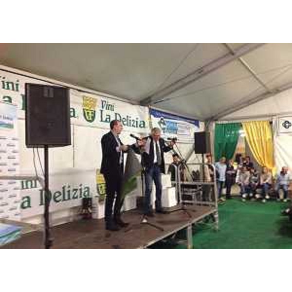 Sergio Bolzonello (Vicepresidente Regione FVG) alla cerimonia per i 90 anni della società sportiva S.A.S Casarsa - Casarsa della Delizia 09/05/2015