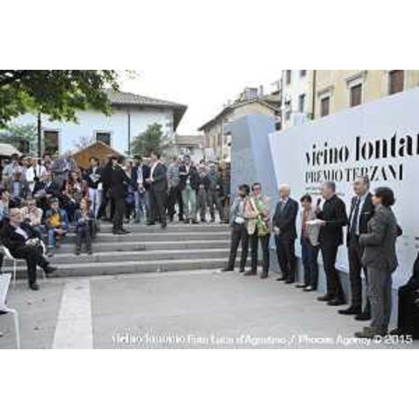 Debora Serracchiani e Sergio Bolzonello (Vicepresidente e presidente Regione Friuli Venezia Giulia) all'inaugurazione dell'XI edizione del Festival "vicino/lontano" - Udine 07/05/2015 (Foto Luca D'Agostino / Phocus Agency)