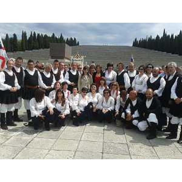 Debora Serracchiani (Presidente Regione Friuli Venezia Giulia) alla celebrazione del centenario della Brigata Sassari nella Grande Guerra - Sacrario di Redipuglia 09/05/2015