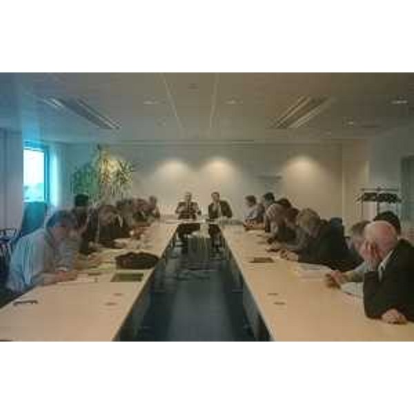 Sergio Bolzonello (Vicepresidente Regione FVG e assessore Attività produttive) e Cristiano Shaurli al Tavolo di confronto convocato per l'eventuale creazione della DOC interregionale delle Venezie - Udine 14/05/2015
