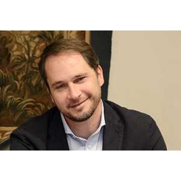 Il nuovo assessore Cristiano Shaurli, che a breve avrà la delega alle Risorse agricole e forestali, durante la riunione della Giunta regionale del FVG - Trieste 15/05/2015