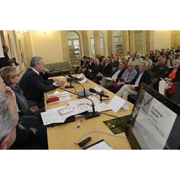 Maria Sandra Telesca (Assessore regionale Salute) alla VI Conferenza regionale sull'Amianto del Friuli venezia Giulia, nella sede della MIB School of Management - Trieste 15/05/2015
