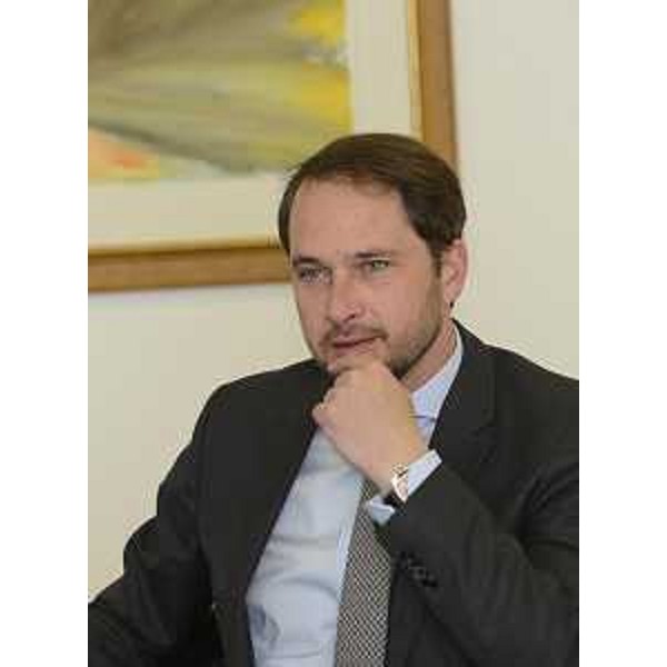 Cristiano Shaurli (Assessore regionale Risorse agricole e forestali) durante la riunione della Giunta regionale del FVG - Udine 18/05/2015