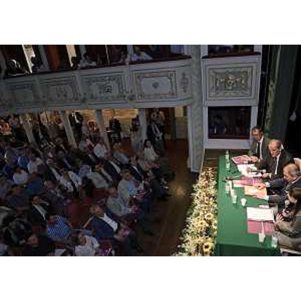 Debora Serracchiani (Presidente Regione Friuli Venezia Giulia) all'Assemblea sul bilancio di Ambiente Servizi S.p.A., multiutility pubblica del Friuli Occidentale - San Vito al Tagliamento 18/05/2015