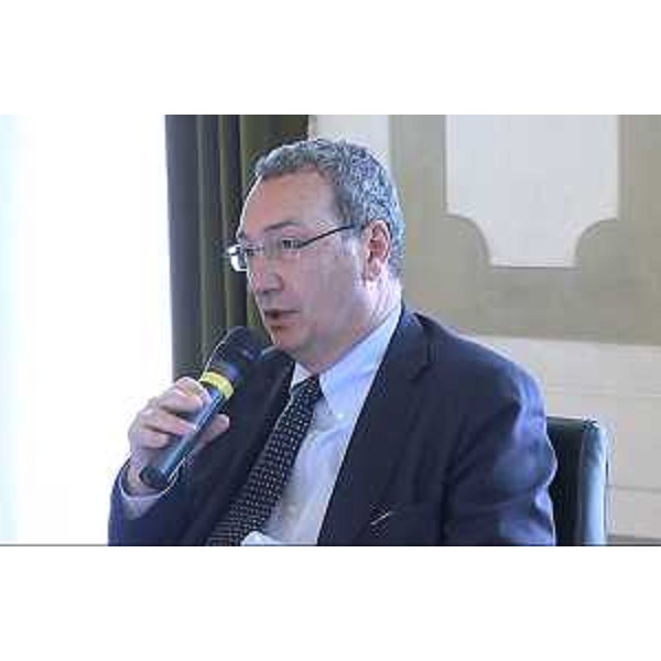 Sergio Bolzonello (Vicepresidente Regione FVG e assessore Attività produttive) alla tredicesima Giornata dell'Economia, organizzata da Unioncamere - Pordenone 22/05/2015