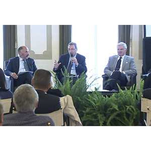 Sergio Bolzonello (Vicepresidente Regione FVG e assessore Attività produttive) alla tredicesima Giornata dell'Economia, organizzata da Unioncamere - Pordenone 22/05/2015