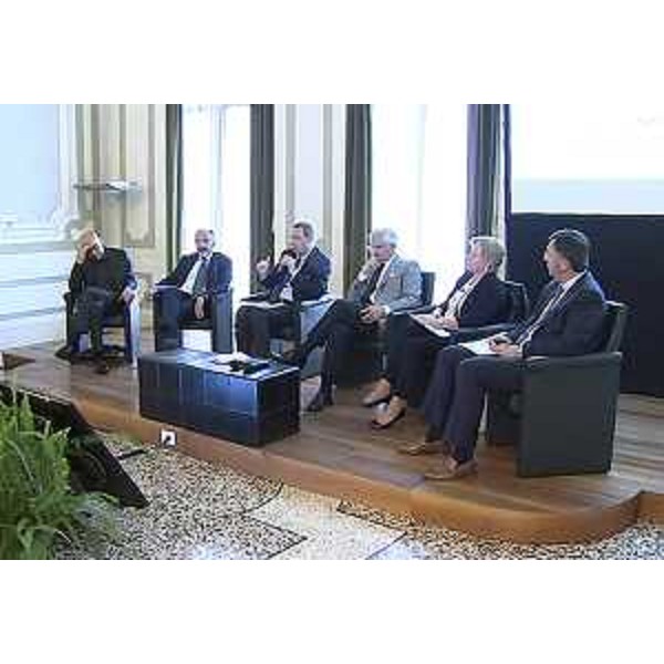 Sergio Bolzonello (Vicepresidente Regione FVG e assessore Attività produttive) alla tredicesima Giornata dell'Economia, organizzata da Unioncamere - Pordenone 22/05/2015